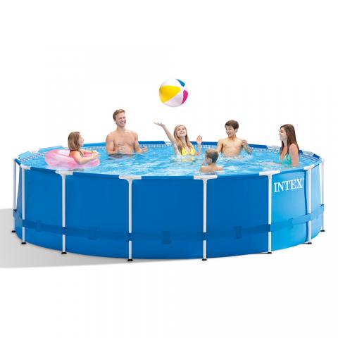 Πισίνα με Μεταλικό Σκελετό